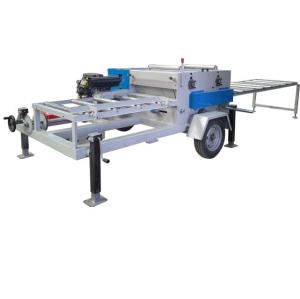 China Wood Edger Twin Blade Board Edger Mobile Used Woodworking Circular Sawmill factory