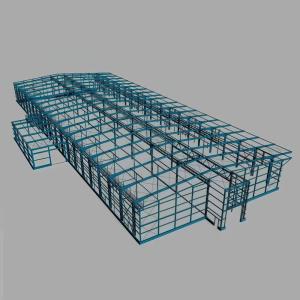 Galvanized Steel Structure Workshop Prefabricated Industrial Building