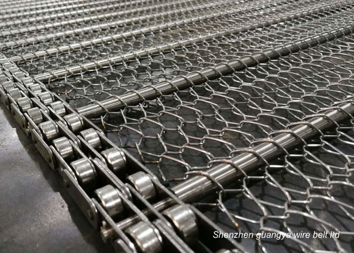 Baking Alkali Resisting Metal Conveyor Belts SS201 SS316L Wire Conveyor Belt
