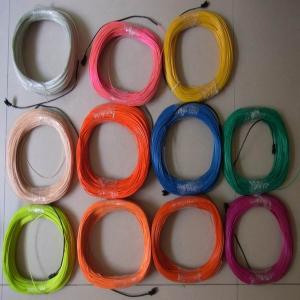 China flexible colorful el wire, el cable factory