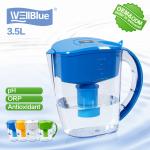 Plastic Alkaline Water Pitcher Active Carbon Filter Cartridge Replacement
