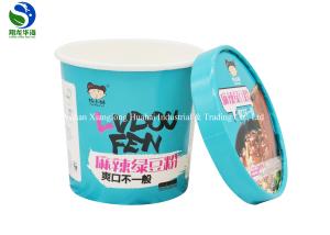 China Disposable Frozen Yogurt Paper Ice Cream Cups PP Biodegradable Ice Cream Containers factory