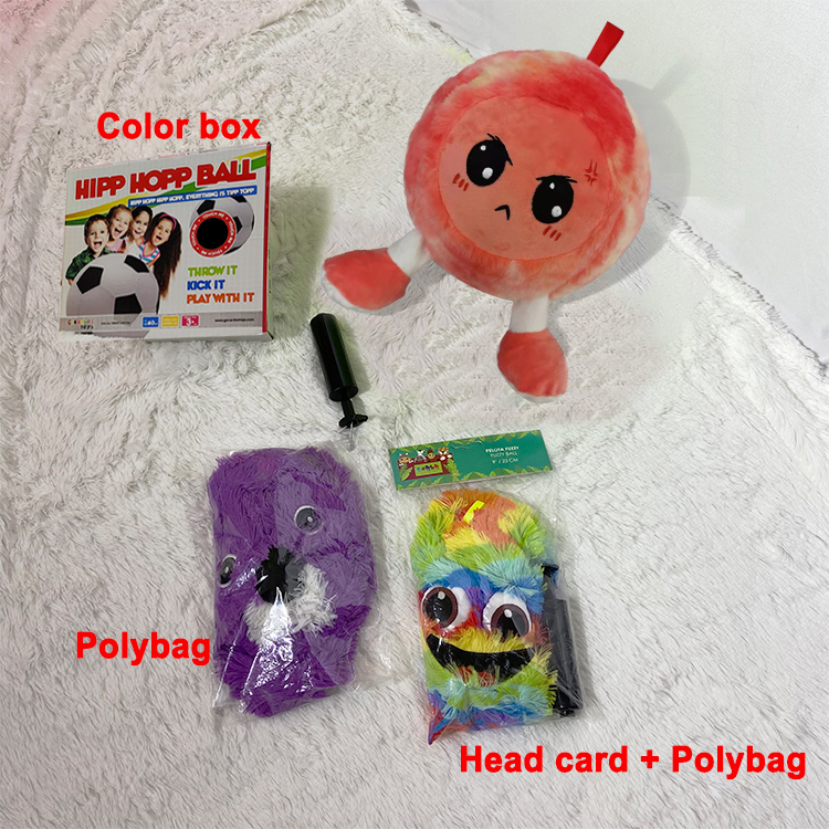 20'' Inflatable Bouncing Ball with Handle in Various Colors