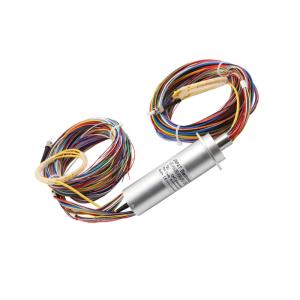 China Rotary Electrical Slip Ring 9 Circtir 10A With Fiber Optic factory