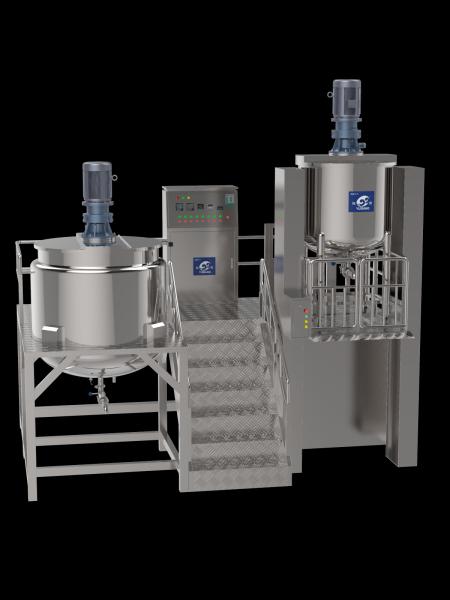 Cosmetic Heating Homogenizing Mixing Tank With Agitator Liquid Soap Making