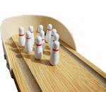 Kingda 350g Wood Tabletop Bowling Set Indoor family sports CE approval