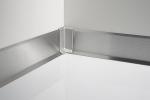 Clearing Easy 1.8m Stainless Steel Skirting Board Metal Texture Skirting Line