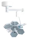 160000 LUX Ceiling Mounted LED Surgical Lights Double Head With Sony Arm Camera