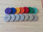 Granite Marble Diamond Resin Polishing Pad Sandpaper Wet White Buff 3 Step Pad