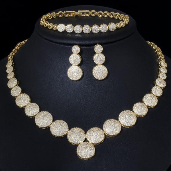 Luxury Jewelry Full Crystal Cuban Chain Bracelet Necklace Hiphop CZ Jewelry