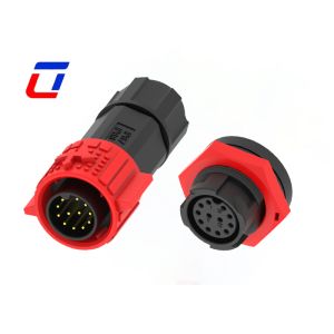 China Waterproof Plug And Socket 12 Pin IP67 M19 Circular Connectors on sale