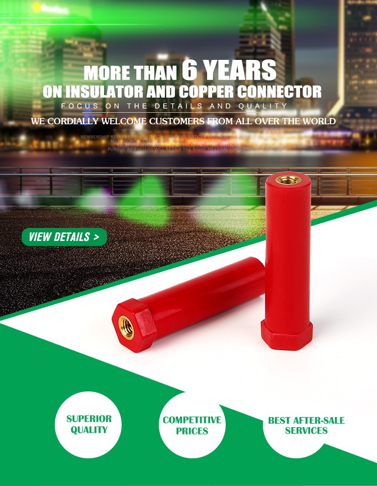Factory outlets SB20X78.5 electrical resistance 660V hex round busbar connect