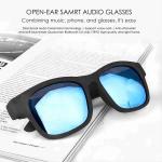Wireless Sunglasses IPX4 Waterproof Bluetooth Music with Open Ear style Black