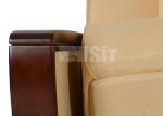 Sound Absorption Church Auditorium Chairs With Noiseless Closing Seat Pad