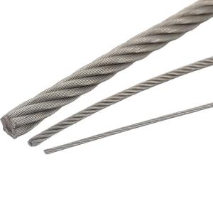 China 8mm Galvanized Stainless Steel Wire Rope for Industry Welding Assistance Provider factory
