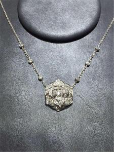 China Luxury jewe factory gold diamond Necklace 18k gold white gold yellow gold rose gold diamond Necklace factory