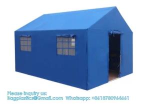China Wholesale Price Sturdy Construction 12 Square Cotton Canvas Tent With Strong Steel Pipe factory