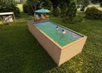 Topshaw Outdoor Steel Structure 40ft Sea Container Swimming Pool Storage