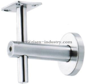China Handrail bracket wall to rail connector RS330, material stainless steel, finishing satin, mirror factory
