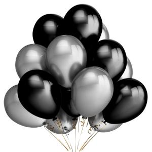 China 20pcs 12'' Gold Silver Black pink Latex Balloons Happy Birthday Wedding Party Decor Inflatable Air Globos Kids Supplies factory