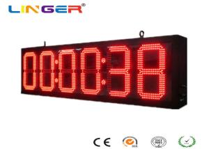 China IP65 Front Wall LED Digital Clock for Bus Station / Train Station factory
