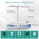24w hydroponics growing system 12pods vegetable fruit home grow mini garden FULL