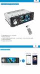 Commercial 1 Din Bluetooth Car Stereo 4.1 Inch With USB / AUX / SD