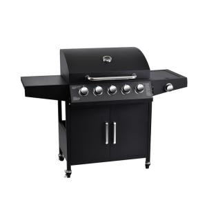 China Propane Fuel Burners Barbecue Smoke Stove Rotisserie Chicken Food Truck Cart With Gas Grill And Fryer Machine factory