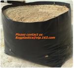 Plastic Planter Biodegradable Garden Bags , Heavy Duty Garden Sacks