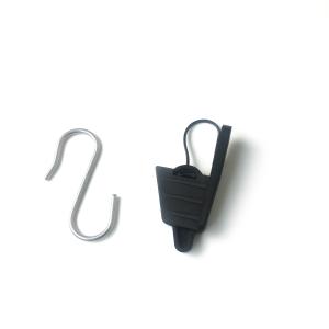 China Overhead Fiber Optic Cable Accessories S Hook Fiber Optic Cable Clamps factory