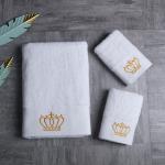 Customized Logo Thickened Platinum Satin Towels for Popular Style Beauty Salon