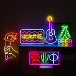 Waterproof Neon Acrylic Letters 8mm-10mm LED Neon Light Sign For Shop Coffee
