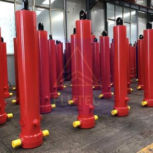 China Double Acting Telescopic Dump Truck Cylinders Carbon Steel Material factory