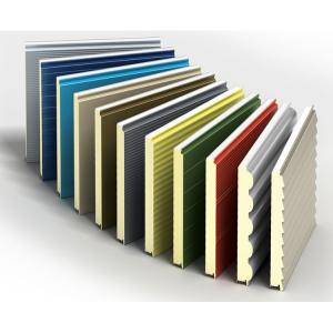 China Polyurethane Foam Insulation Sandwich Ceiling Panels Width 950mm For Cold Room factory
