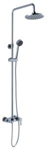 China Ceramic Single Handle Tub And Shower Faucet Chrome factory
