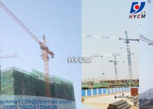 China Hammer Head Mini Tower Cranes QTZ 25 Model Tower Craines 35m Boom factory