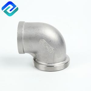 China WCB Male Reducing Elbow Stainless Steel Elbow Fitting ANSI 304ss 90 Degree factory