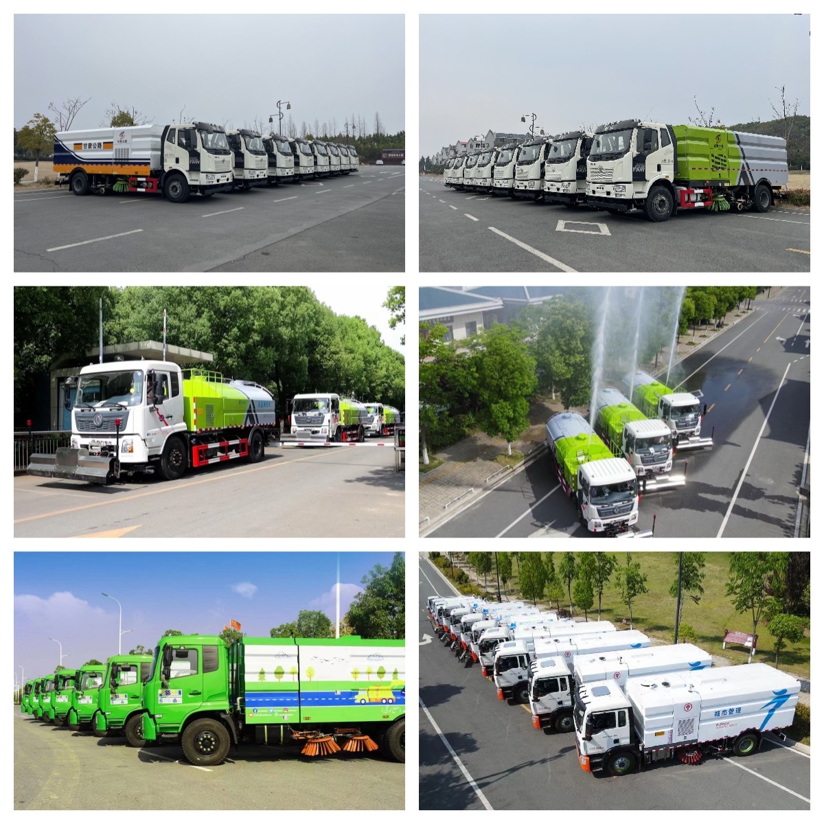 Rear Dump Method Truck Mounted Road Sweeper 4x2 Drive Model For Highways