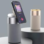 15W Wireless Charger Magnetic Mobile Phone Holder Speaker Chargers with QC3.0