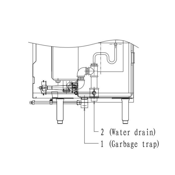 Three Door 38KW 1900mm Commercial Steam Cabinet