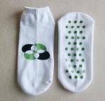 custom made anti slip indoor trampoline grip socks for child