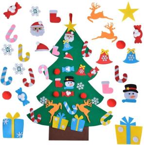 China Educational DIY Felt Christmas Party Crafts Home Door Decoration Gifts For Kids factory