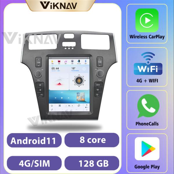 10.4 Inch Android Auto Stereo For Lexus ES 2006-2012 Navigation GPS Multimedia