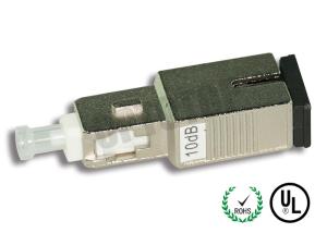 China 10dB 1310 / 1550nm Fiber Optic Attenuator Multimode For LAN / Telecom factory