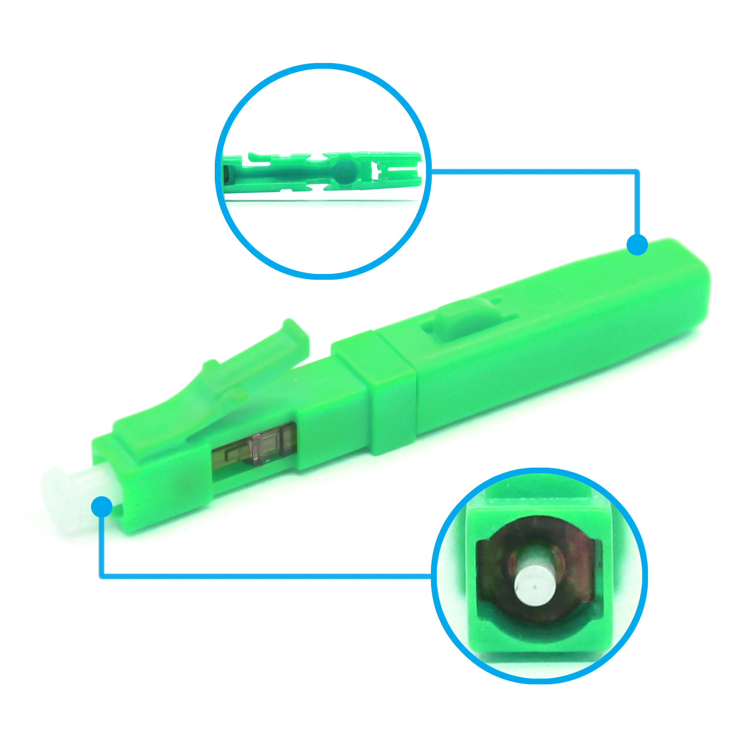 FTTH FTTxFTTB Network SC/UPC Optical Fiber Single Mode Fast Connector for Drop Cable