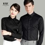 Advantageous Men's Mandarin Collar Shirts Breathable and Environmentally
