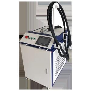 QUESTT Continuous Laser Cleaning Machine Dual Axis Laser Gun 1500W 2000W Laser