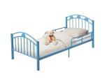 Blue Childrens Metal Bed Frame , Metal Toddler Bed Environmental Protection