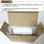 A4 / A5 / A6 Restaurant Tabletop One Side I Shaped Slant Acrylic Sign Holder