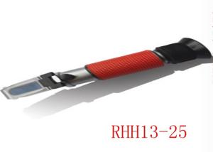 China RHH13-25 Hand Held Refractometer , Sugar Brix Refractometer German Optical Glass factory
